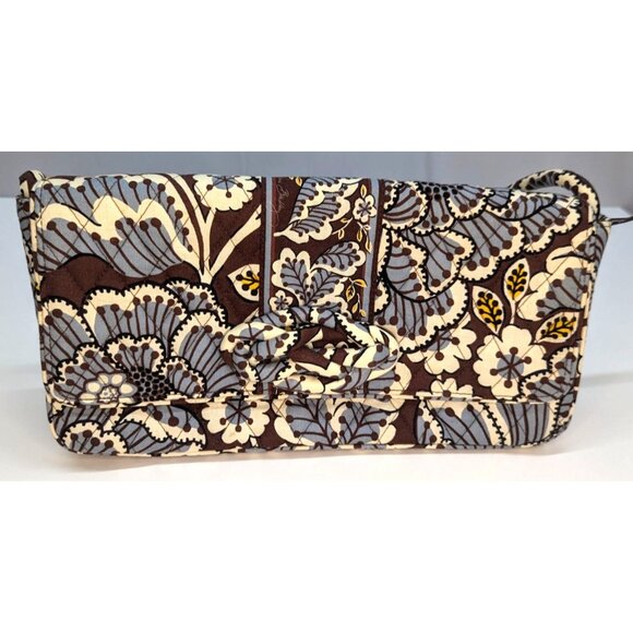 Vera Bradley Knot Just a Clutch in Slate Blooms NWOT - Picture 2 of 9